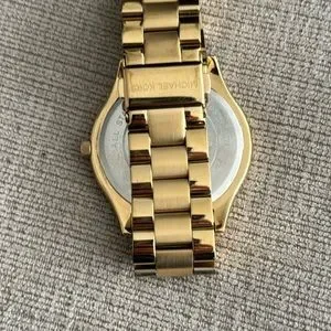 Michael Kors Slim Runway Gold and Pink Watch - 42mm - Used MICHAEL Michael Kors | Accessories | Michael Kors Slim  main image 3